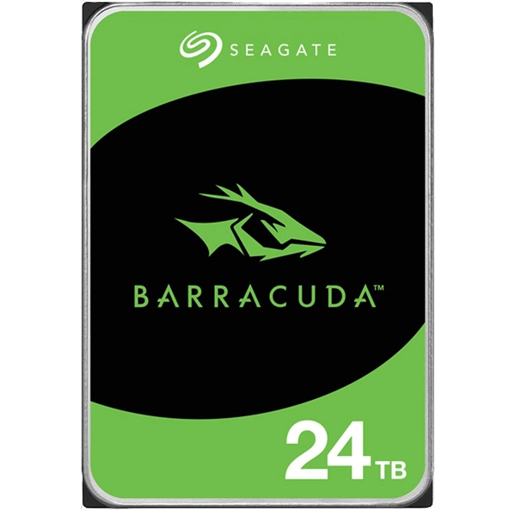 24TB Seagate BarraCuda 3.5" SATA III Hard Drive - 7200RPM, 512MB Cache